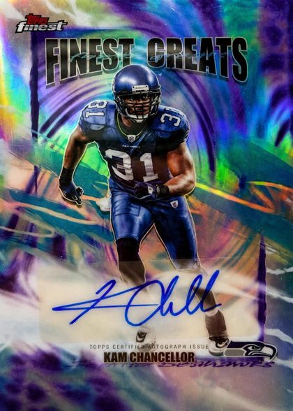 Kam Chancellor 2025 Topps Finest Finest Greats Autographs Refractor