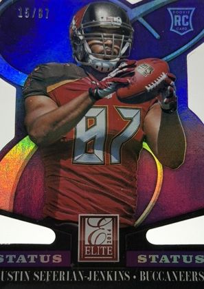 Austin Seferian-Jenkins 2014 Panini Elite Status Purple Die-Cut /87