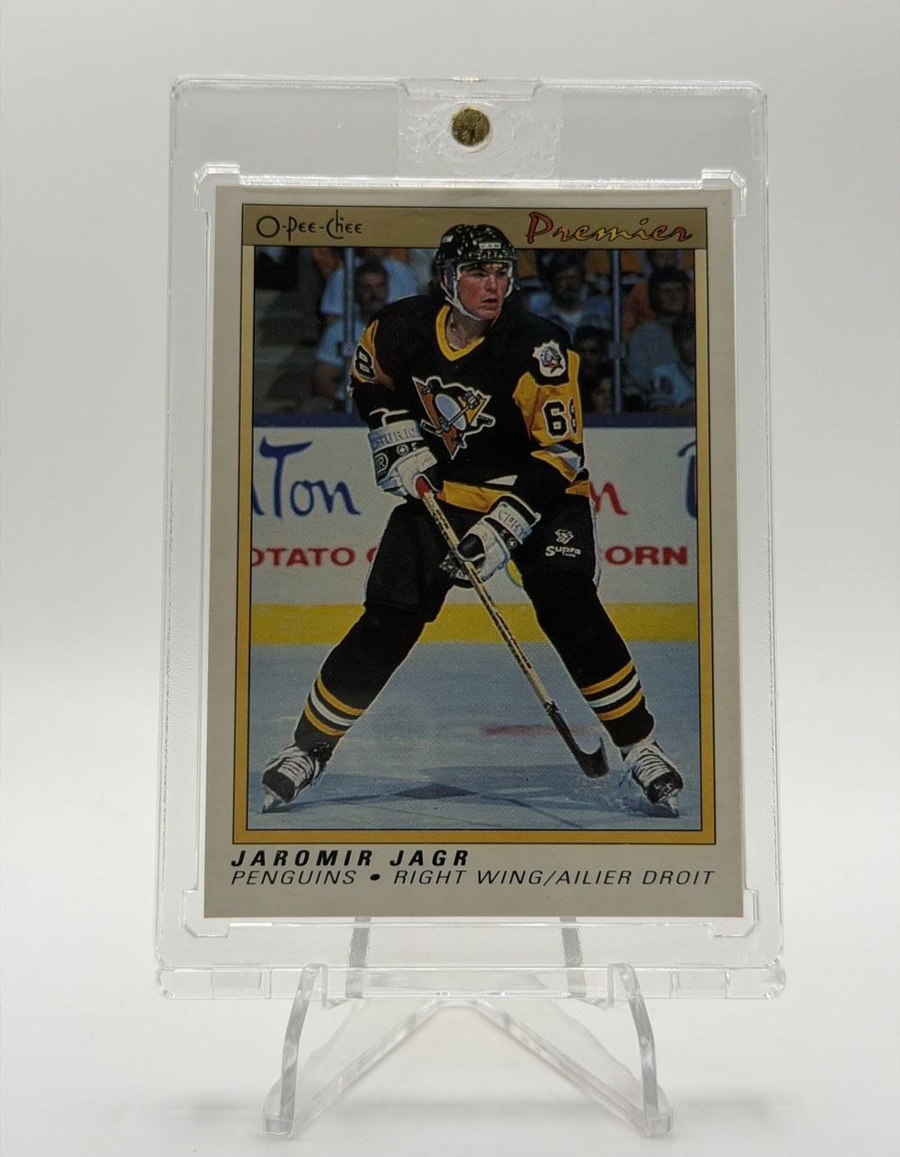 Jaromir Jagr 1990 O-Pee-Chee Premier front