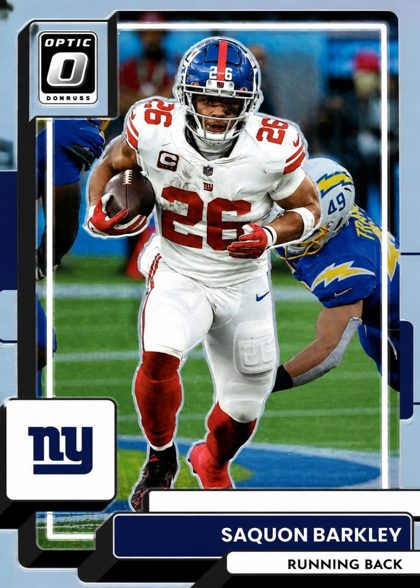 Saquon Barkley 2022 Donruss Optic Stars