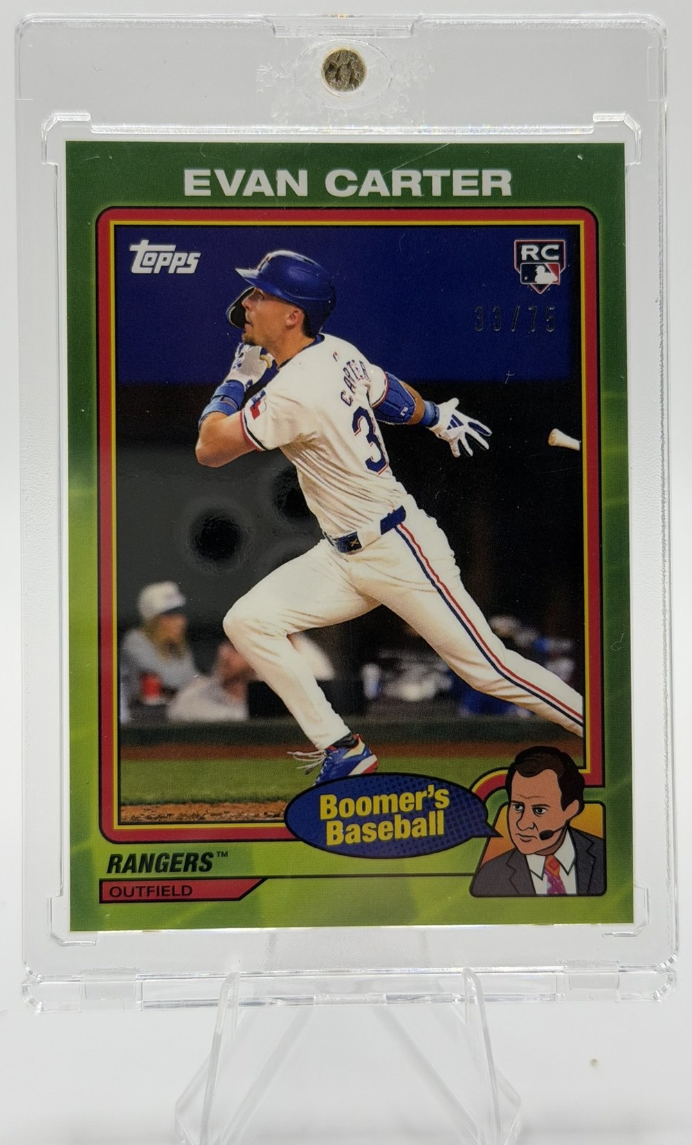 Evan Carter 2024 Topps Boomer's Baseball front