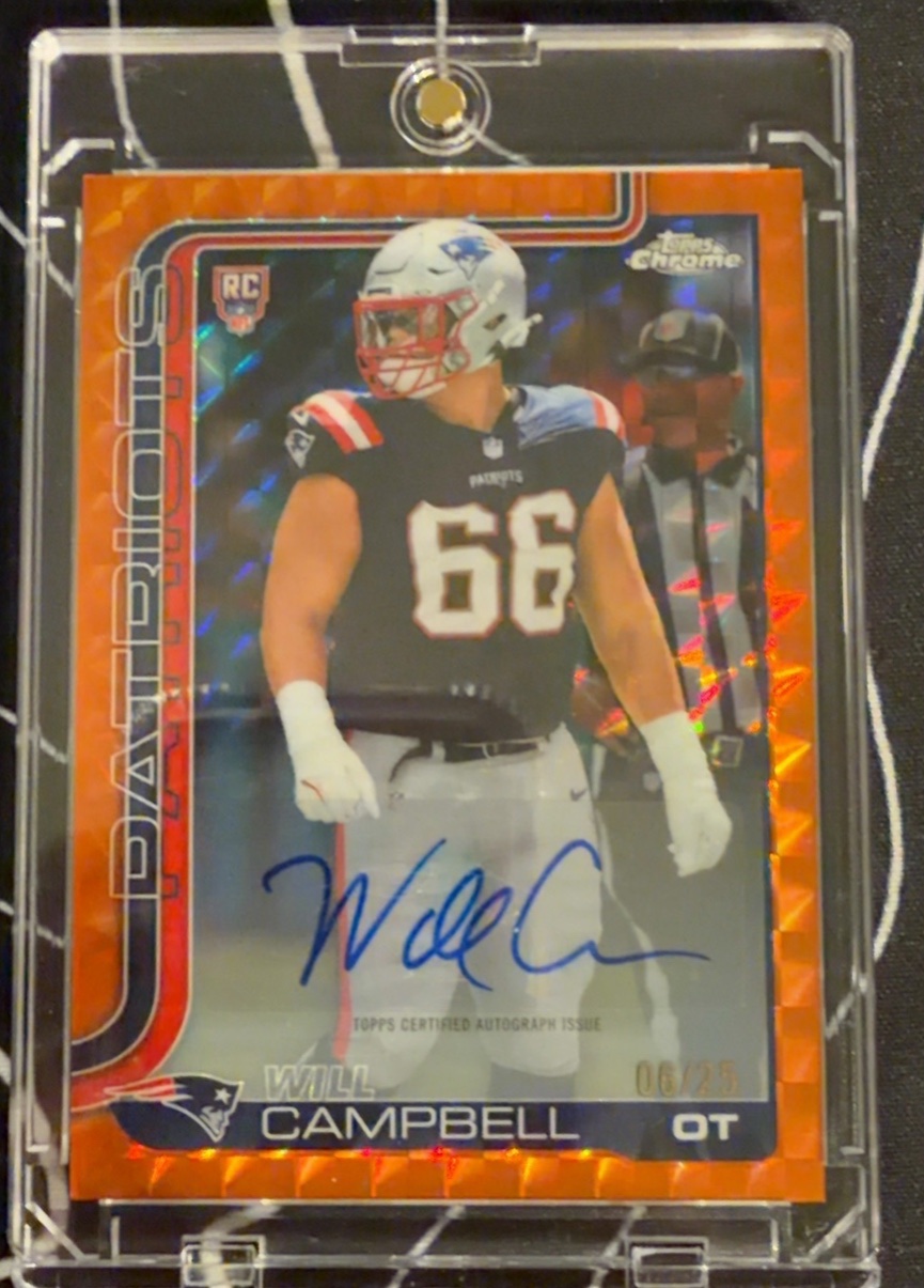 Will Campbell 2025 Topps Chrome front