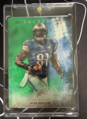 Calvin Johnson 2015 Topps Inception Green /150