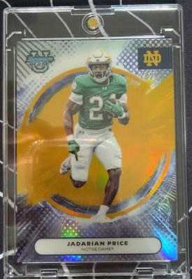 Jadarian Price 2025 Bowman's Best University Gold Refractor /50