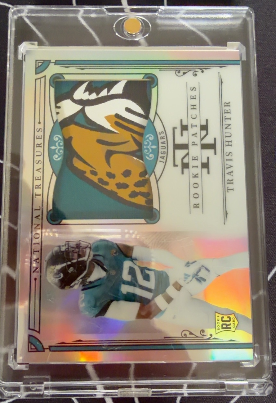 Travis Hunter 2025 Panini National Treasures front