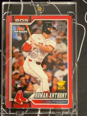 Roman Anthony 2026 Topps Rip Night Hobby Rip Night Red