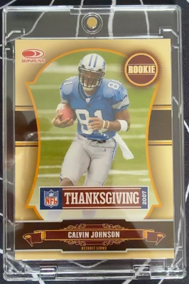 Calvin Johnson 2007 Panini Donruss RC Thanksgiving Day