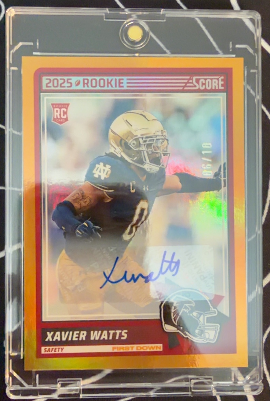 Xavier Watts 2025 Panini Score front