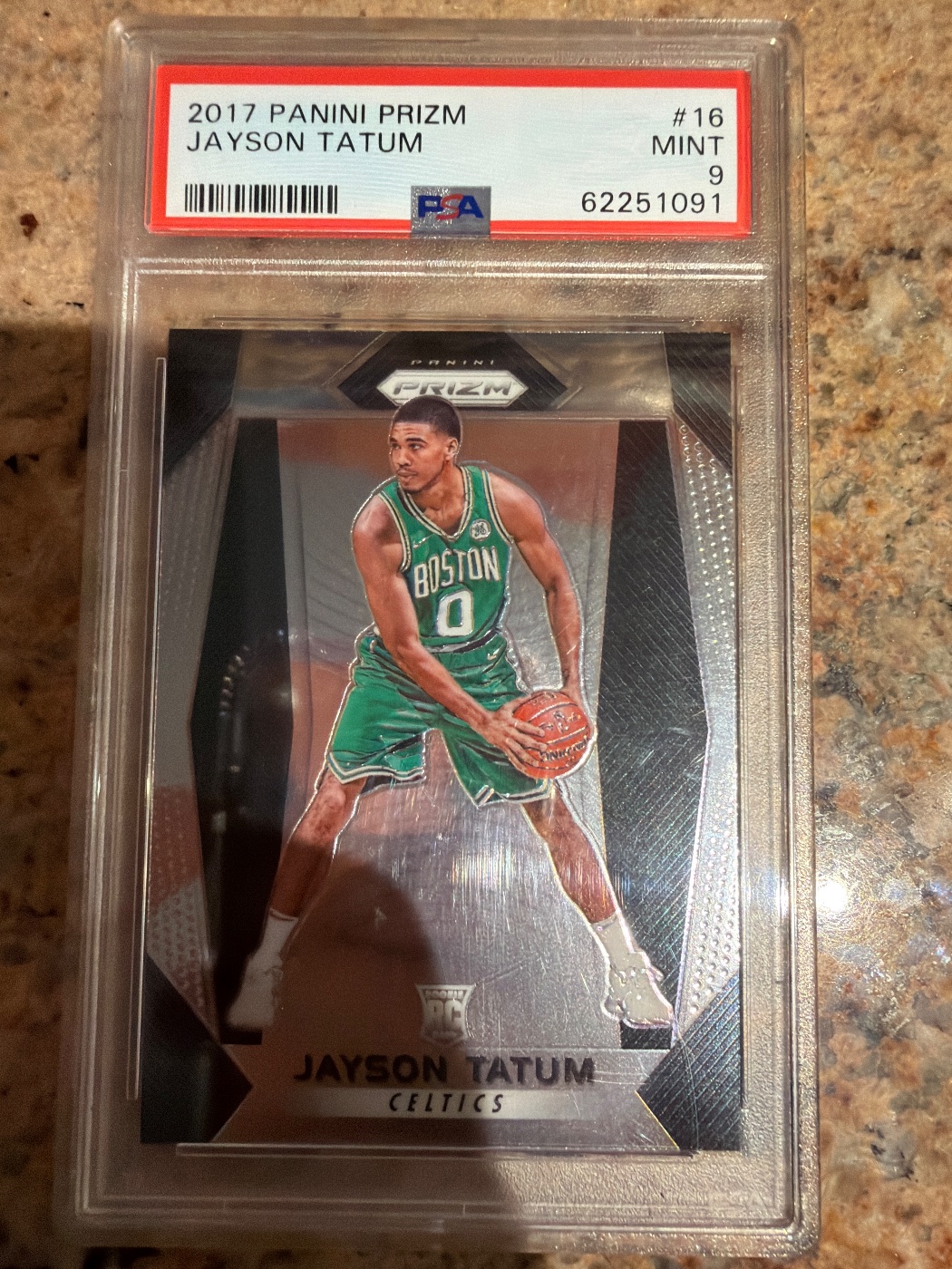 Jayson Tatum 2017 Panini Prizm front