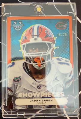 Jadan Baugh 2025 Bowman's Best University Showpieces Orange /25
