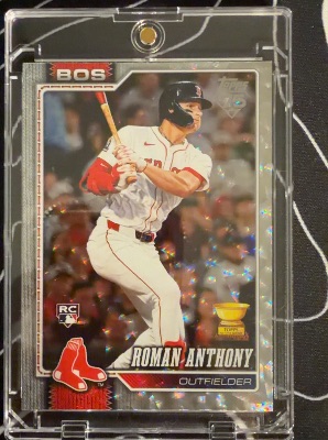 Roman Anthony 2026 Topps Series 1 Silver Crackle