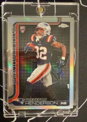 TreVeyon Henderson 2025 Topps Chrome Lightboard Logo