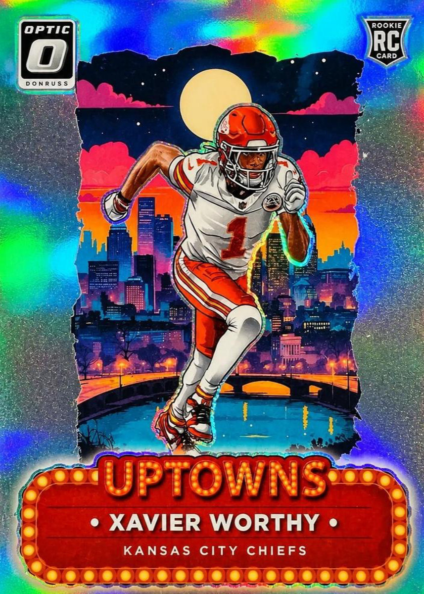 Xavier Worthy 2024 Panini Donruss Optic front