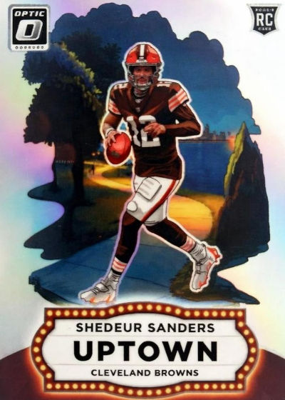 Shedeur Sanders 2025 Panini Donruss Optic Uptown