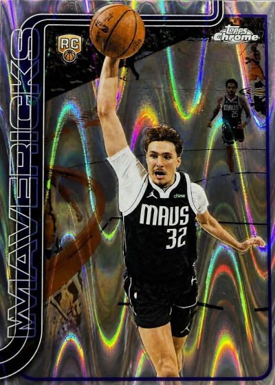 Cooper Flagg 2025 Topps Chrome RayWave Refractor