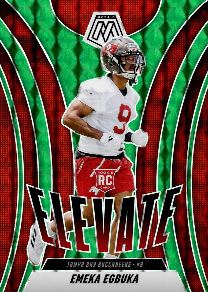 Emeka Egbuka 2025 Panini Mosaic front