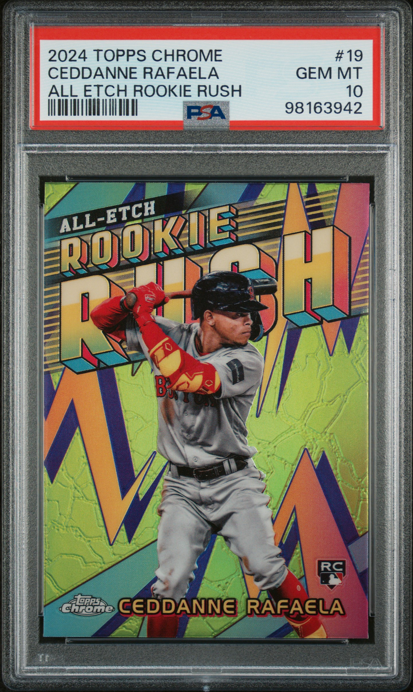 Ceddanne Rafaela 2024 Topps Chrome front