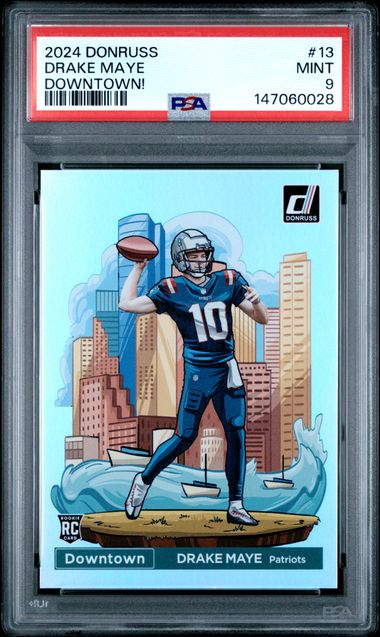 Drake Maye 2024 Panini Donruss Downtown