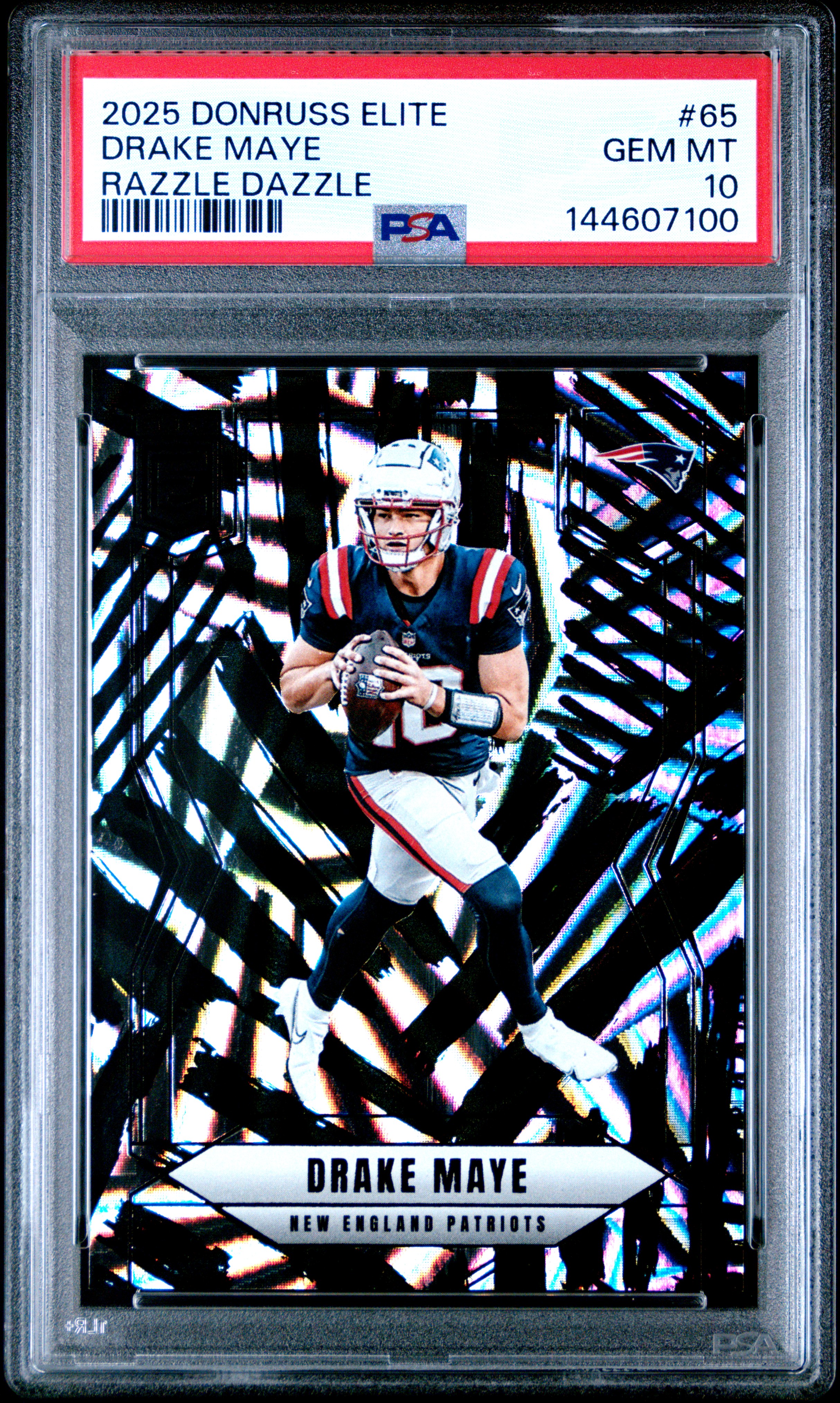 Drake Maye 2025 Panini Donruss Elite front
