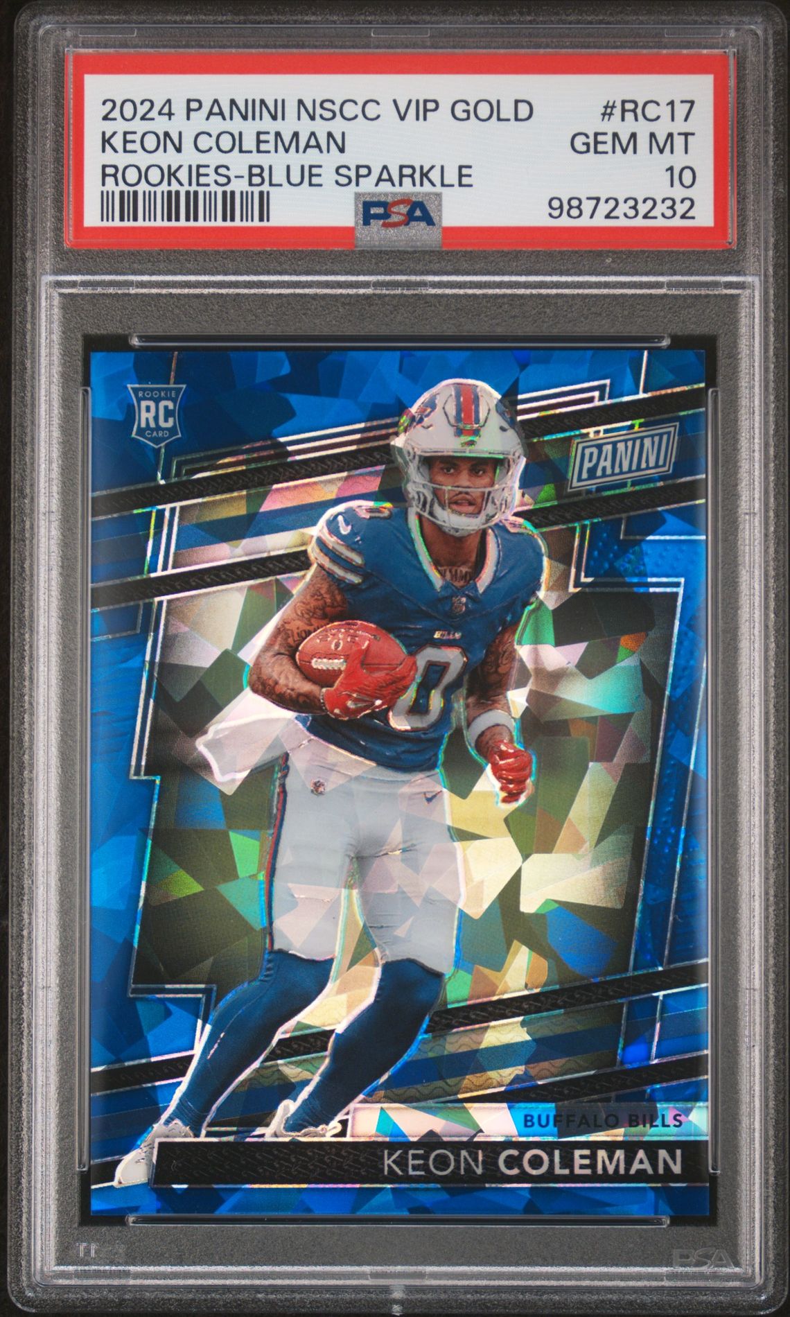 Keon Coleman 2024 Panini The National VIP Gold front