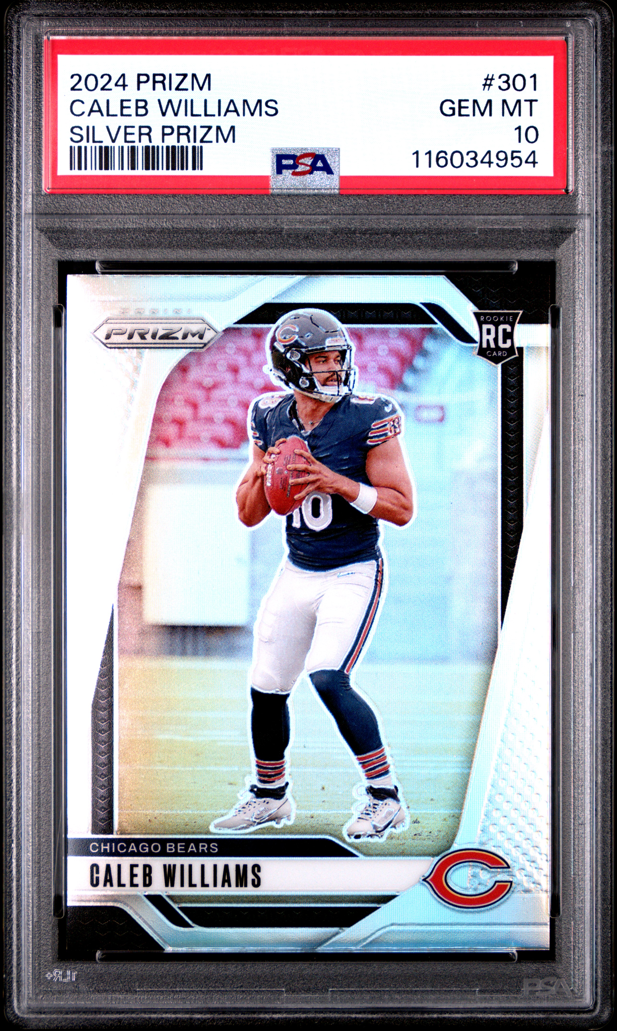 Caleb Williams 2024 Prizm front