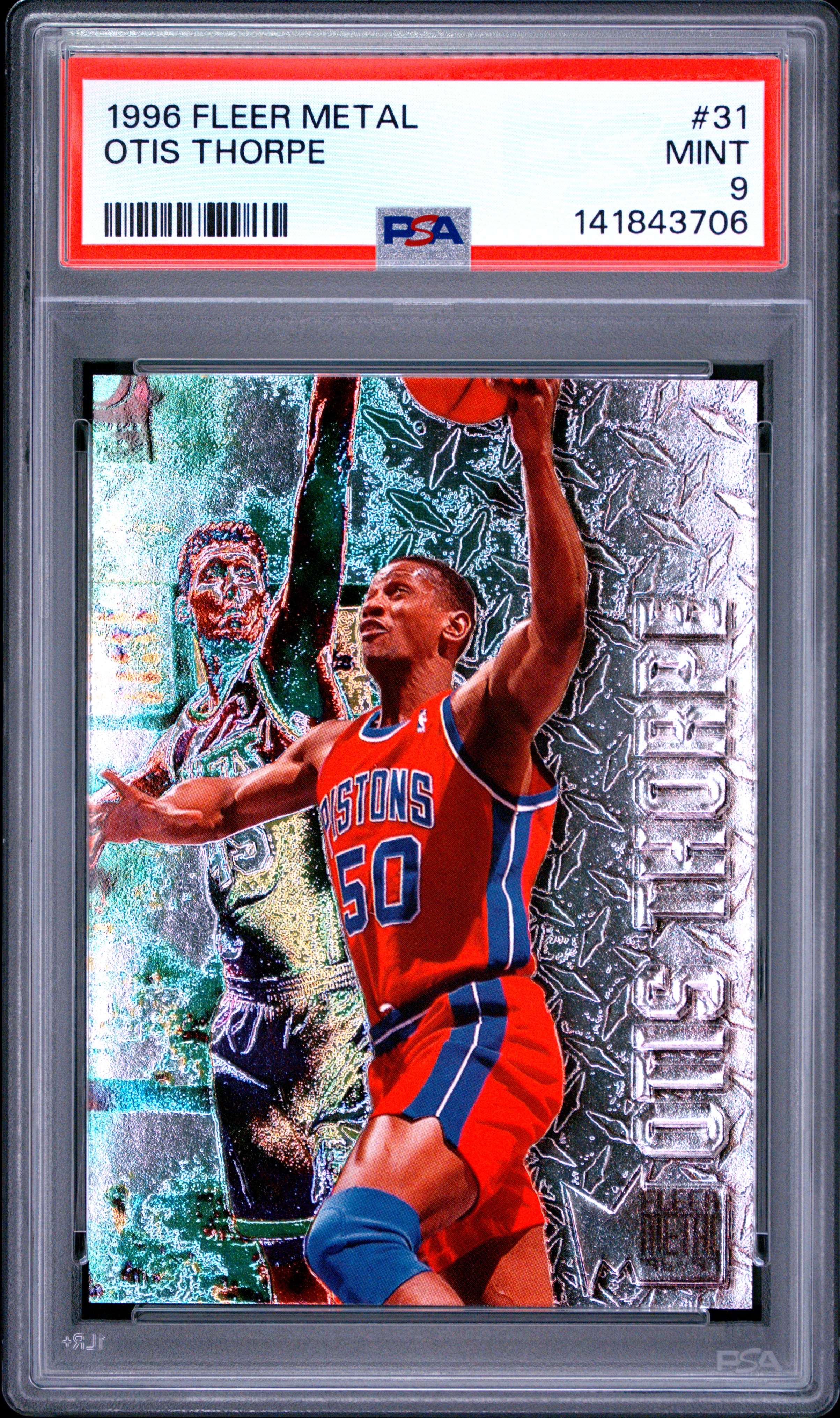 Otis Thorpe 1996 Fleer Metal front