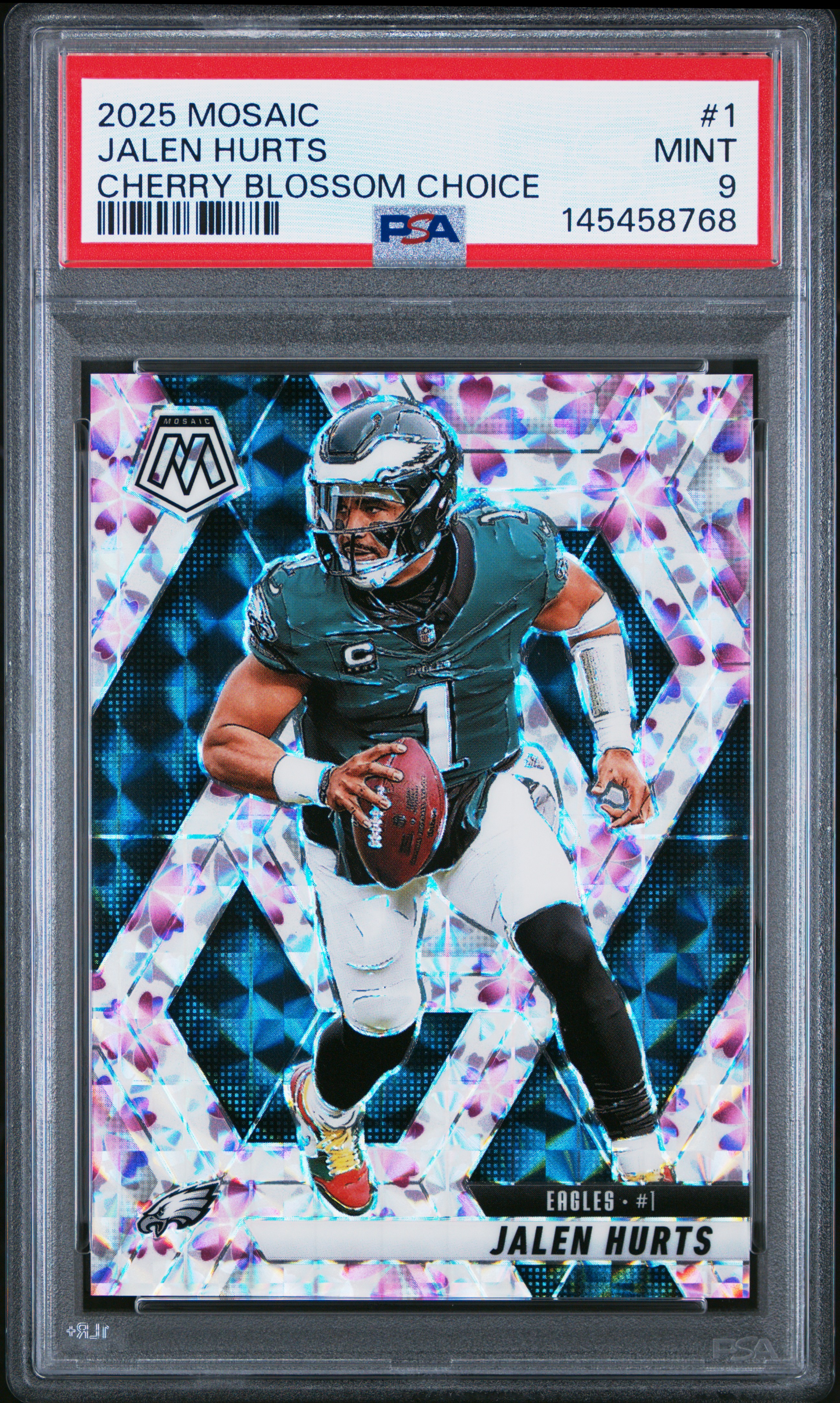 Jalen Hurts 2025 Panini Mosaic front