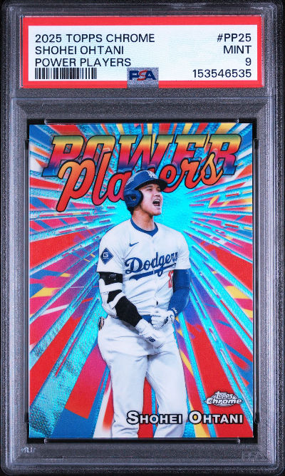 Shohei Ohtani 2025 Topps Chrome Power Players