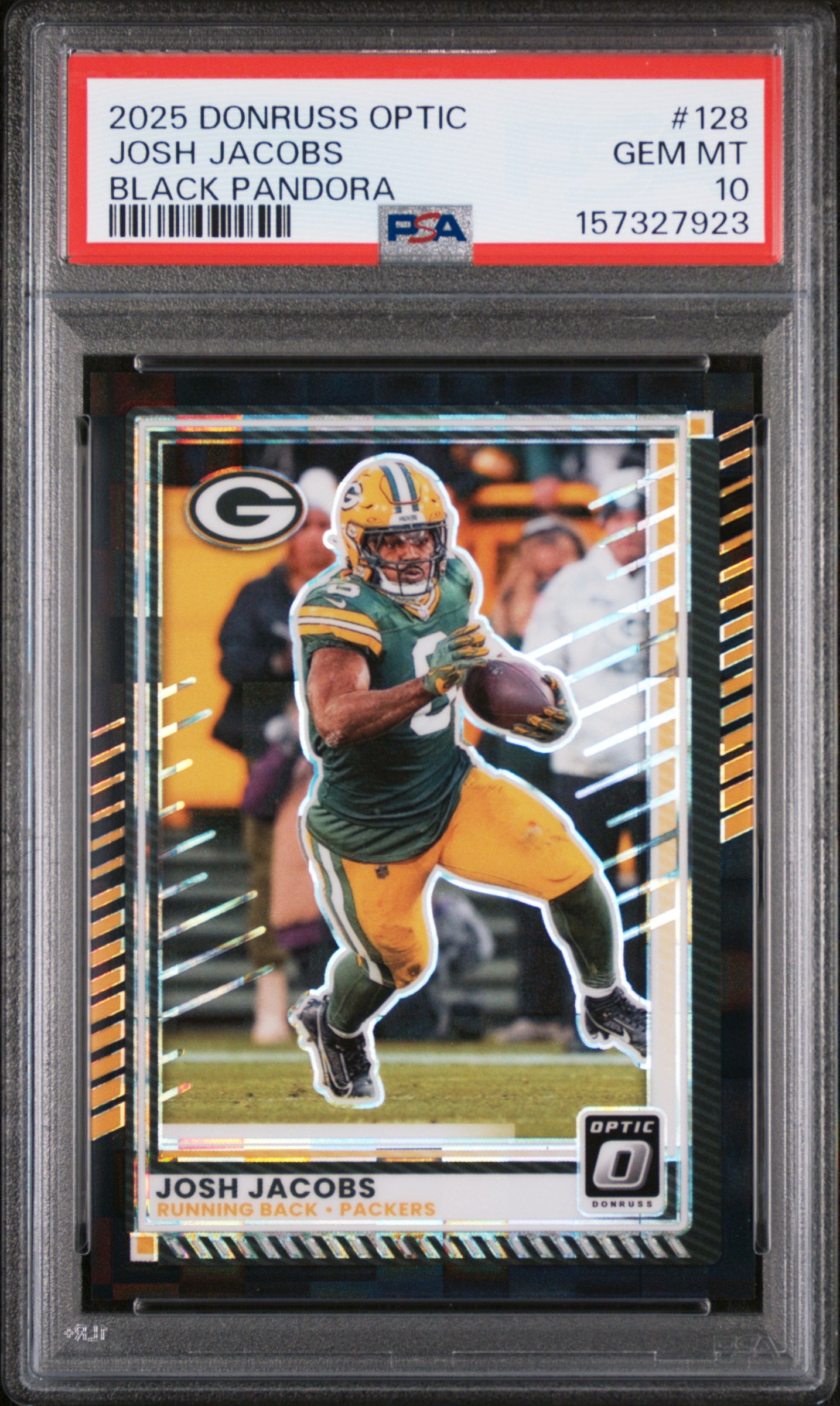 Josh Jacobs 2025 Donruss Optic front