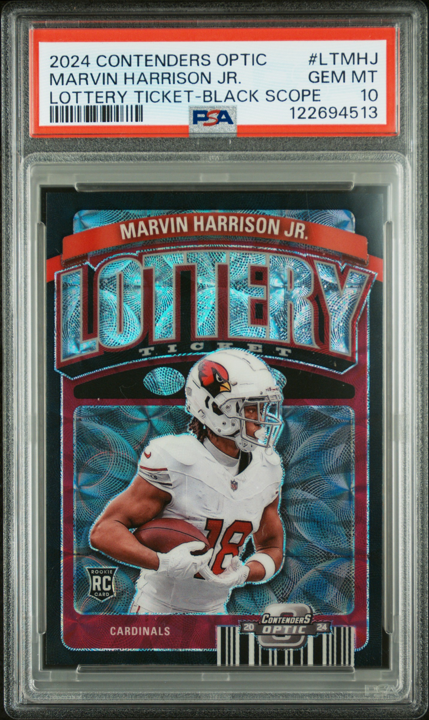 Marvin Harrison Jr. 2024 Panini Contenders Optic front