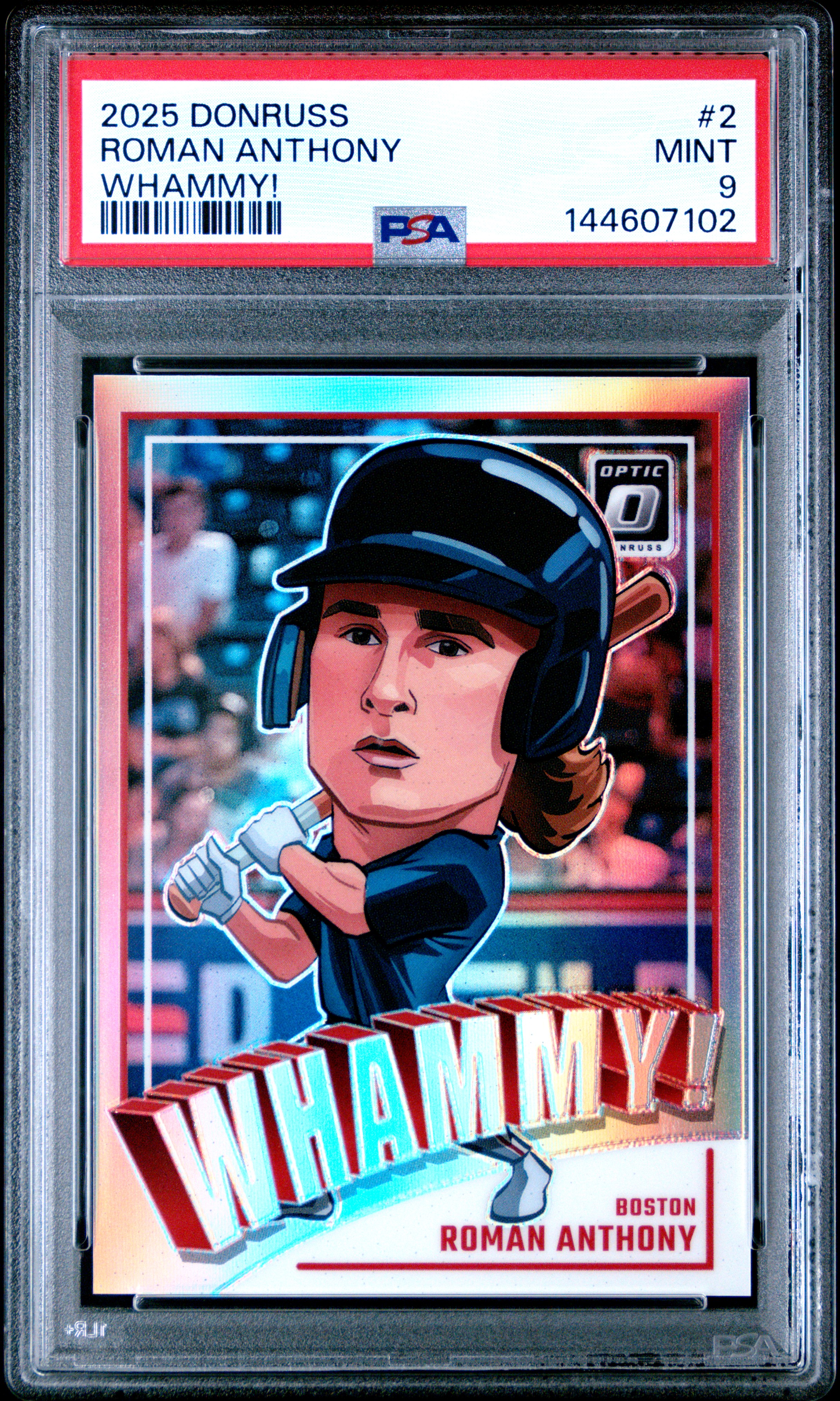 Roman Anthony 2025 Panini Donruss Optic front