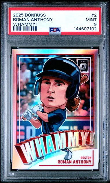 Roman Anthony 2025 Panini Donruss Optic Whammy!
