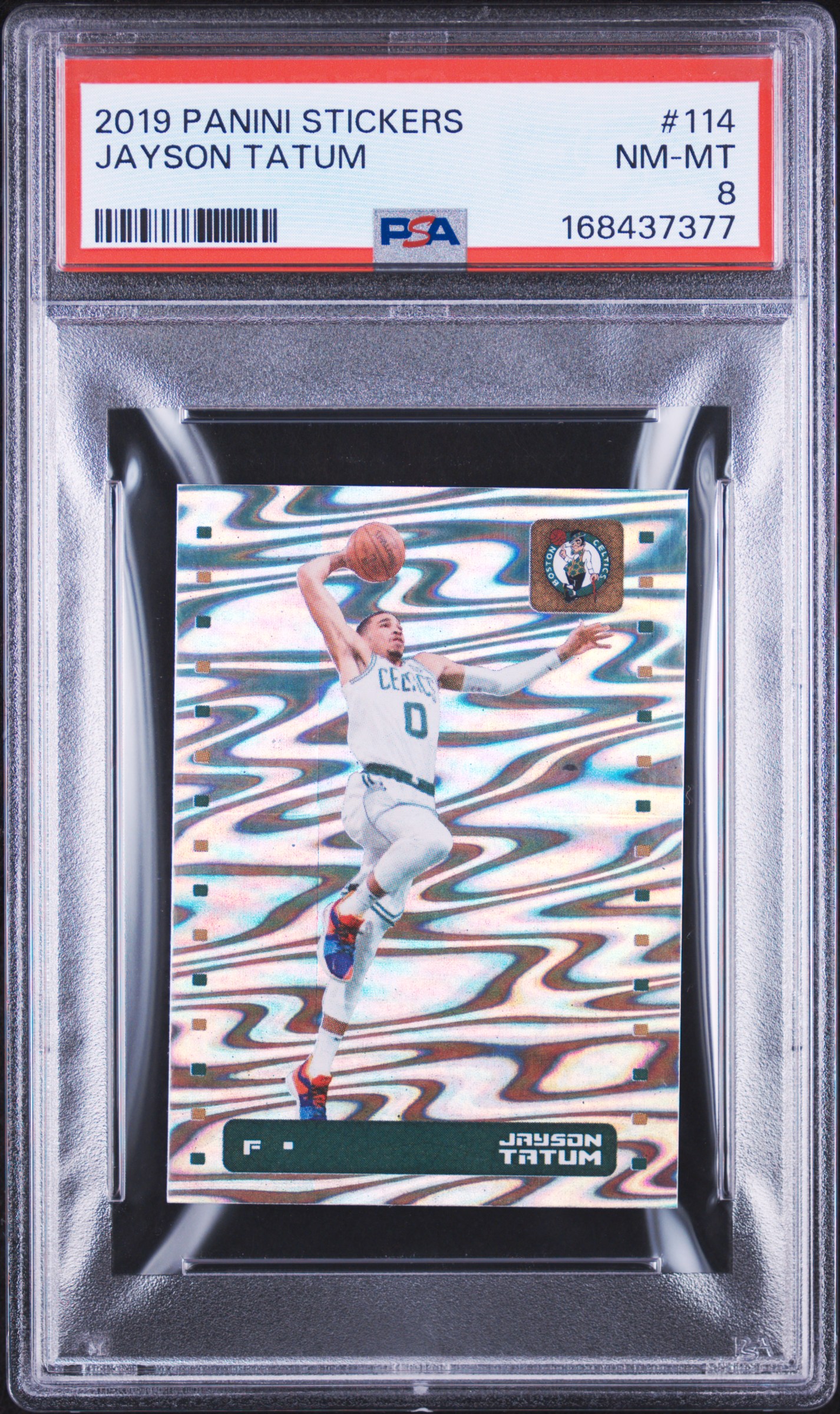 Jayson Tatum 2019 Panini Stickers front