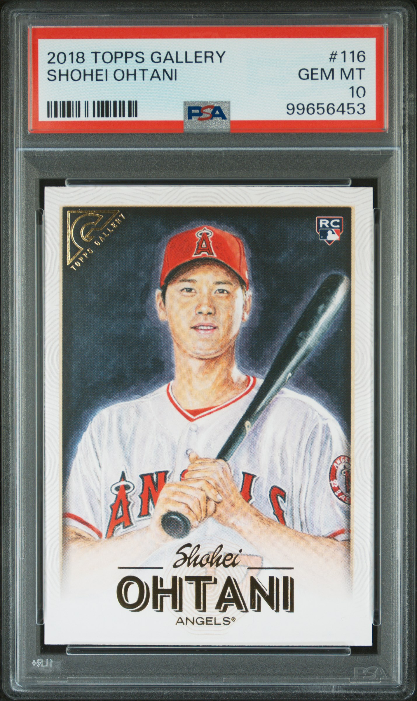 Shohei Ohtani 2018 Topps Gallery front