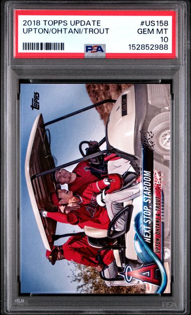 Justin Upton / Mike Trout / Shohei Ohtani 2018 Topps Update