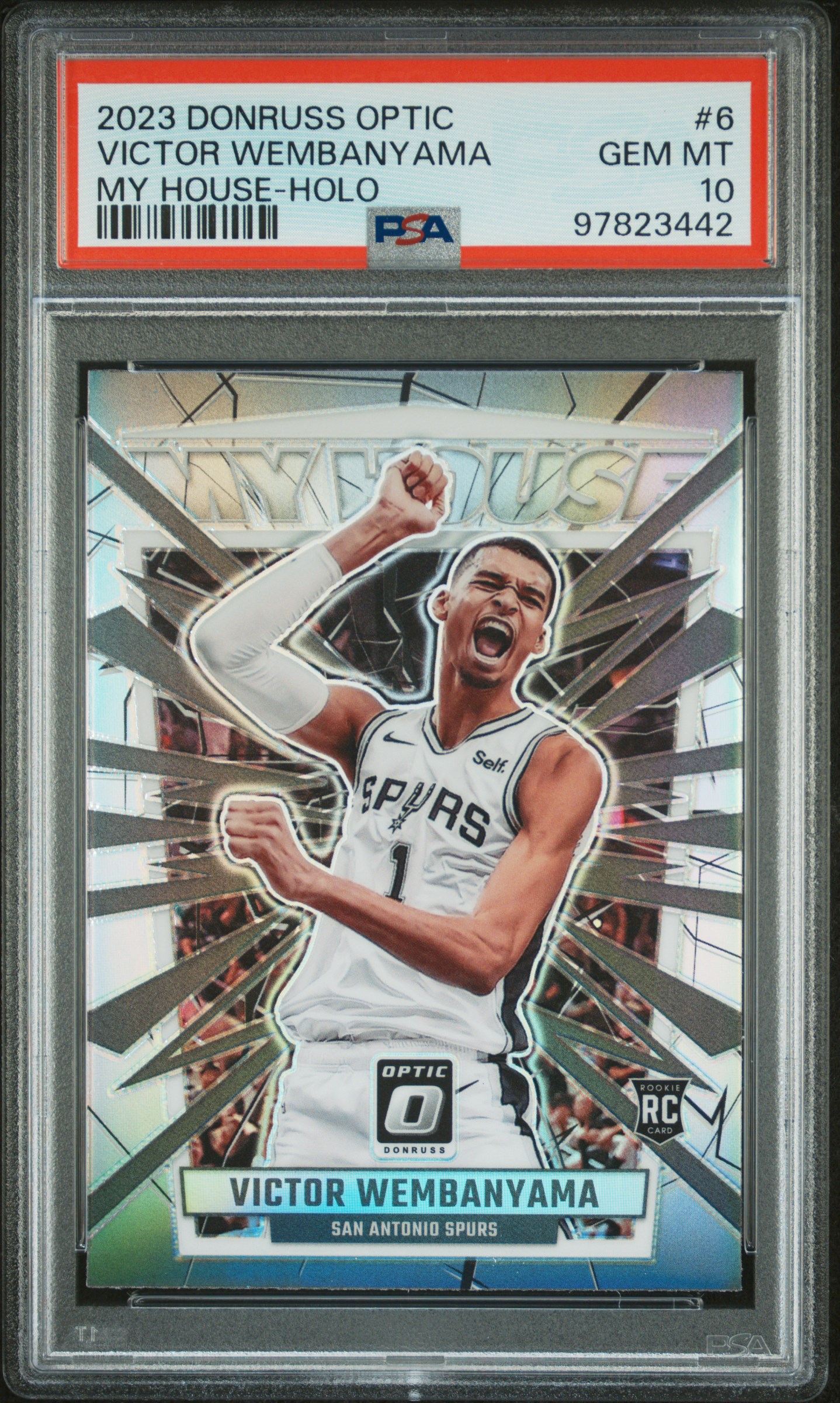 Victor Wembanyama 2023 Panini Donruss Optic front