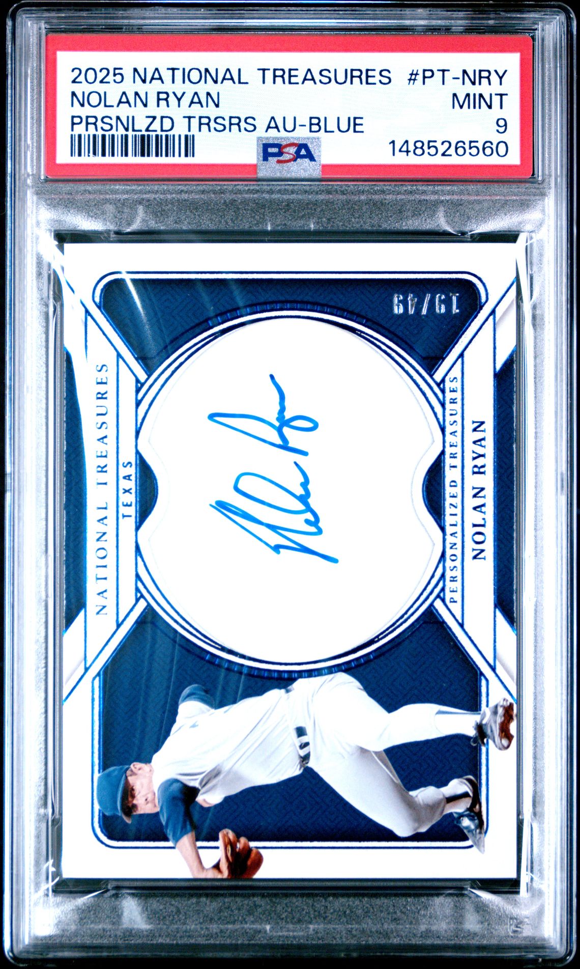 Nolan Ryan 2025 Panini National Treasures front