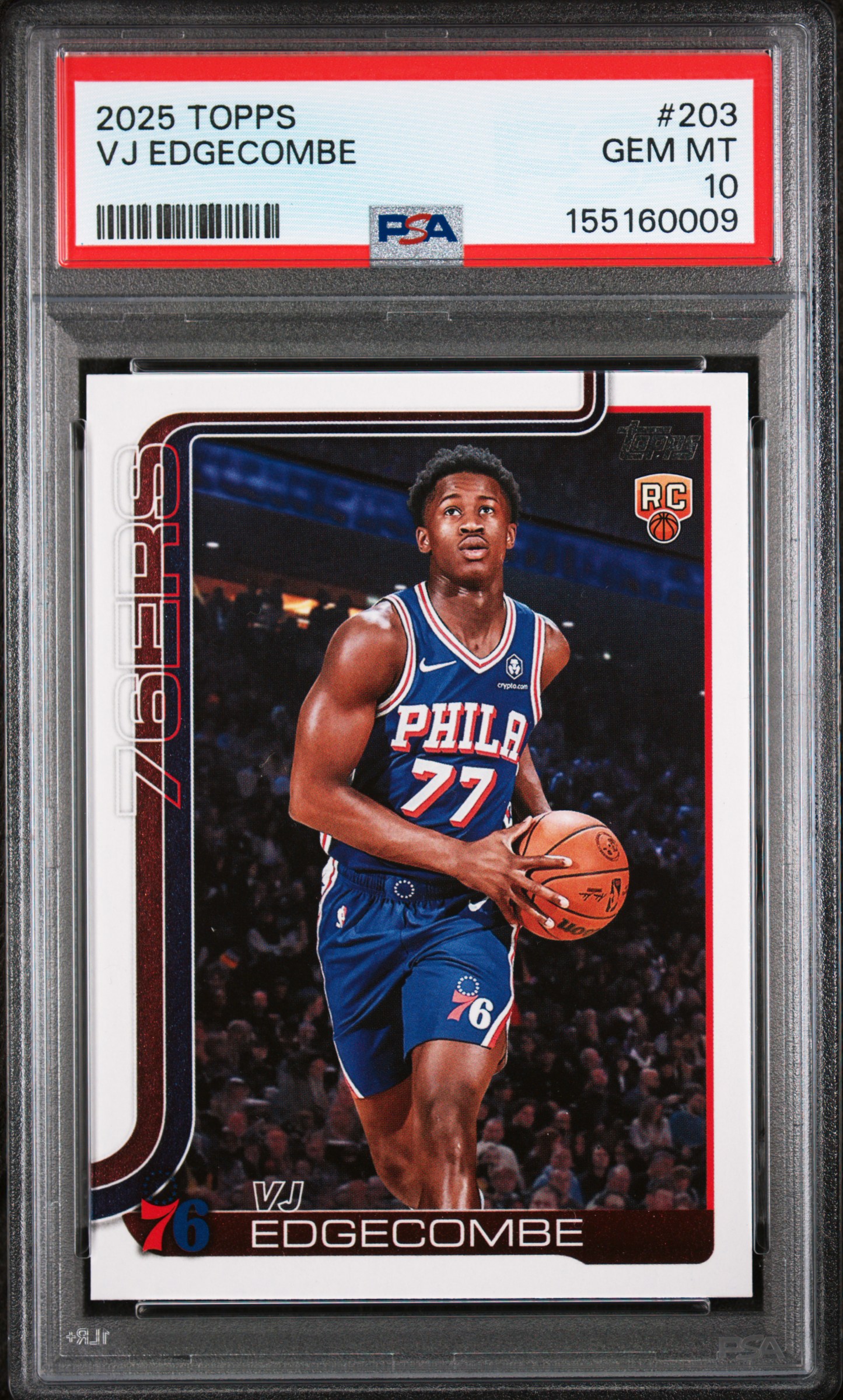 VJ Edgecombe 2025 Topps front