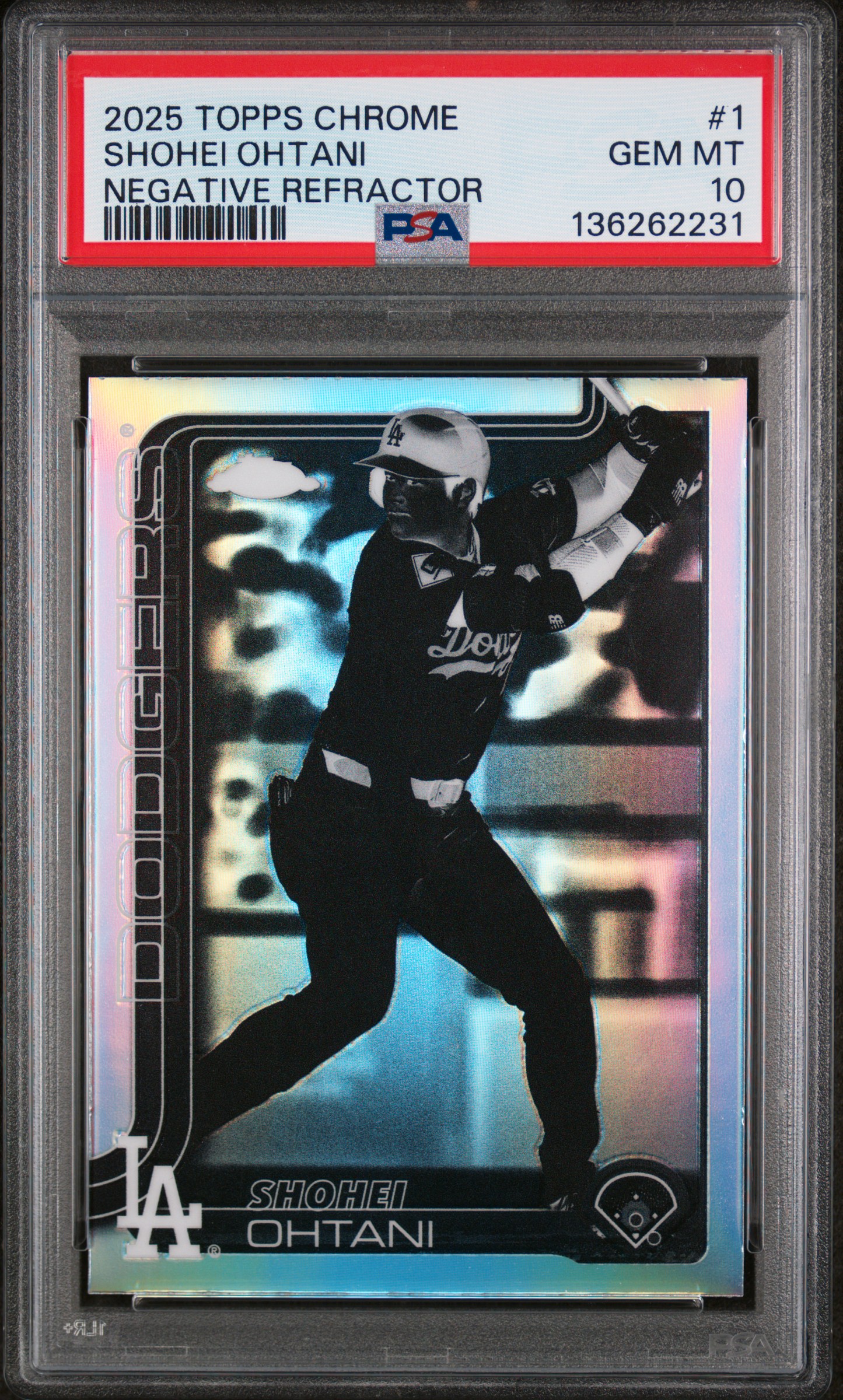 Shohei Ohtani 2025 Topps Chrome front