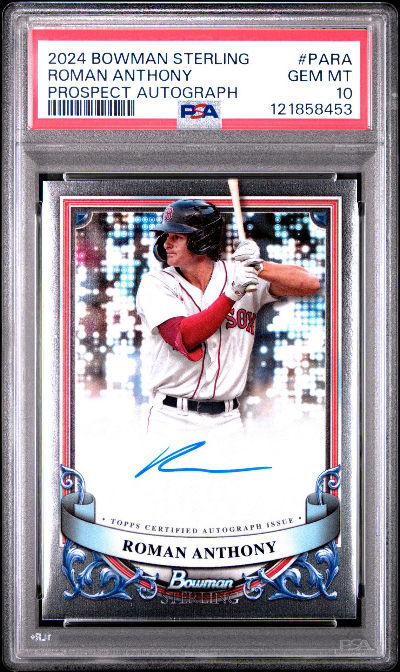 Roman Anthony 2024 Bowman Sterling Prospect Autographs