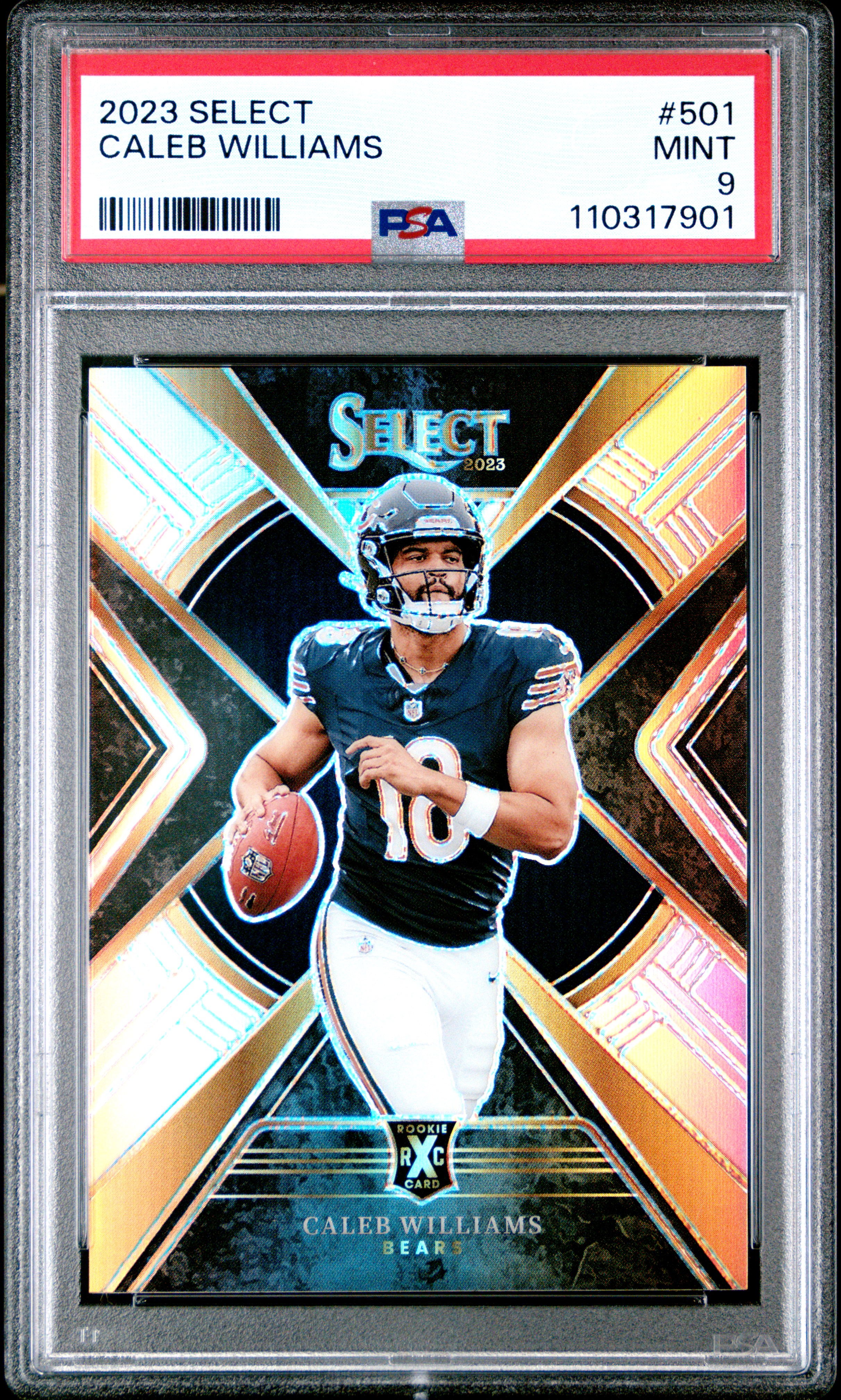 Caleb Williams 2023 Panini Select front