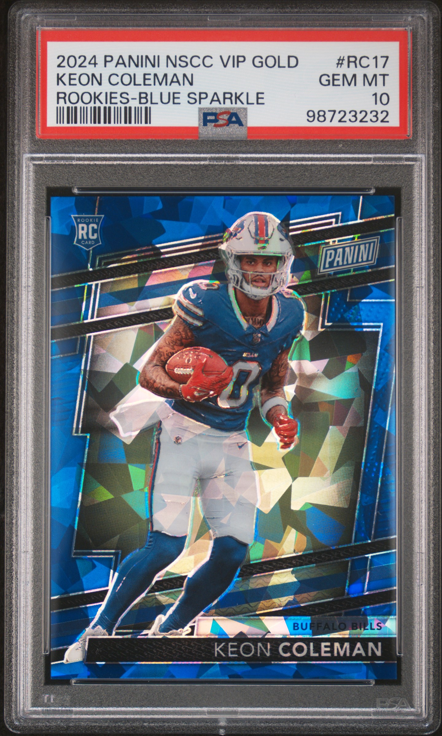 Keon Coleman 2024 Panini The National VIP Gold front