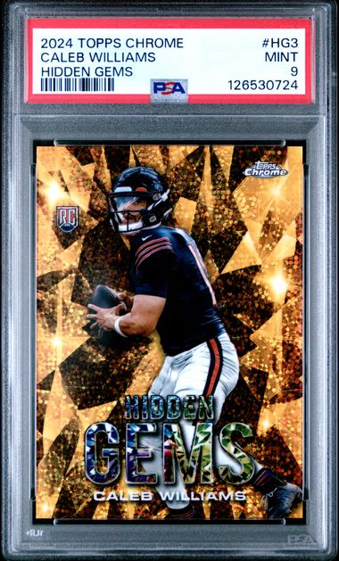 Caleb Williams 2024 Topps Chrome Hidden Gems