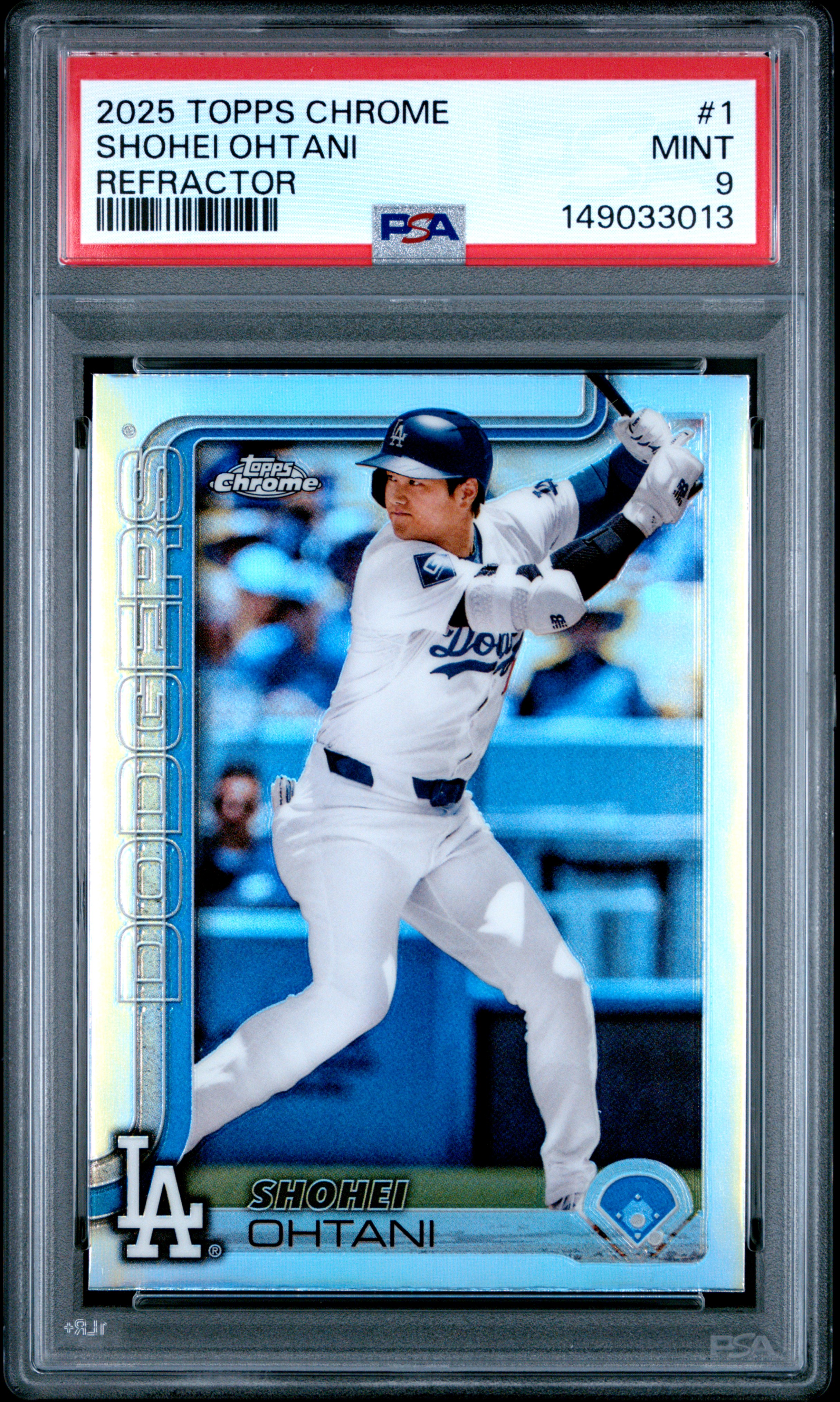 Shohei Ohtani 2025 Topps Chrome front