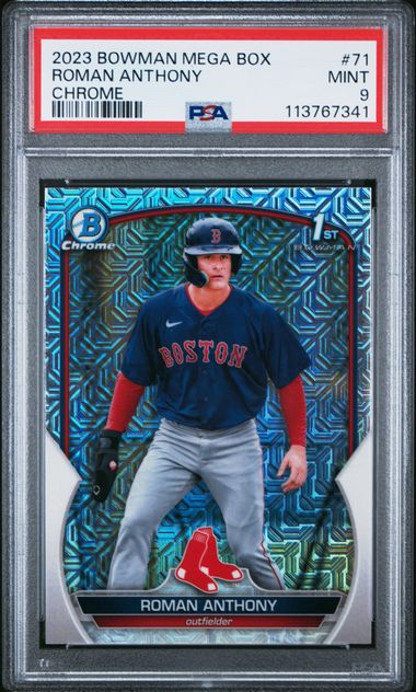 Roman Anthony 2023 Bowman Chrome Mega Box Mojo Chrome
