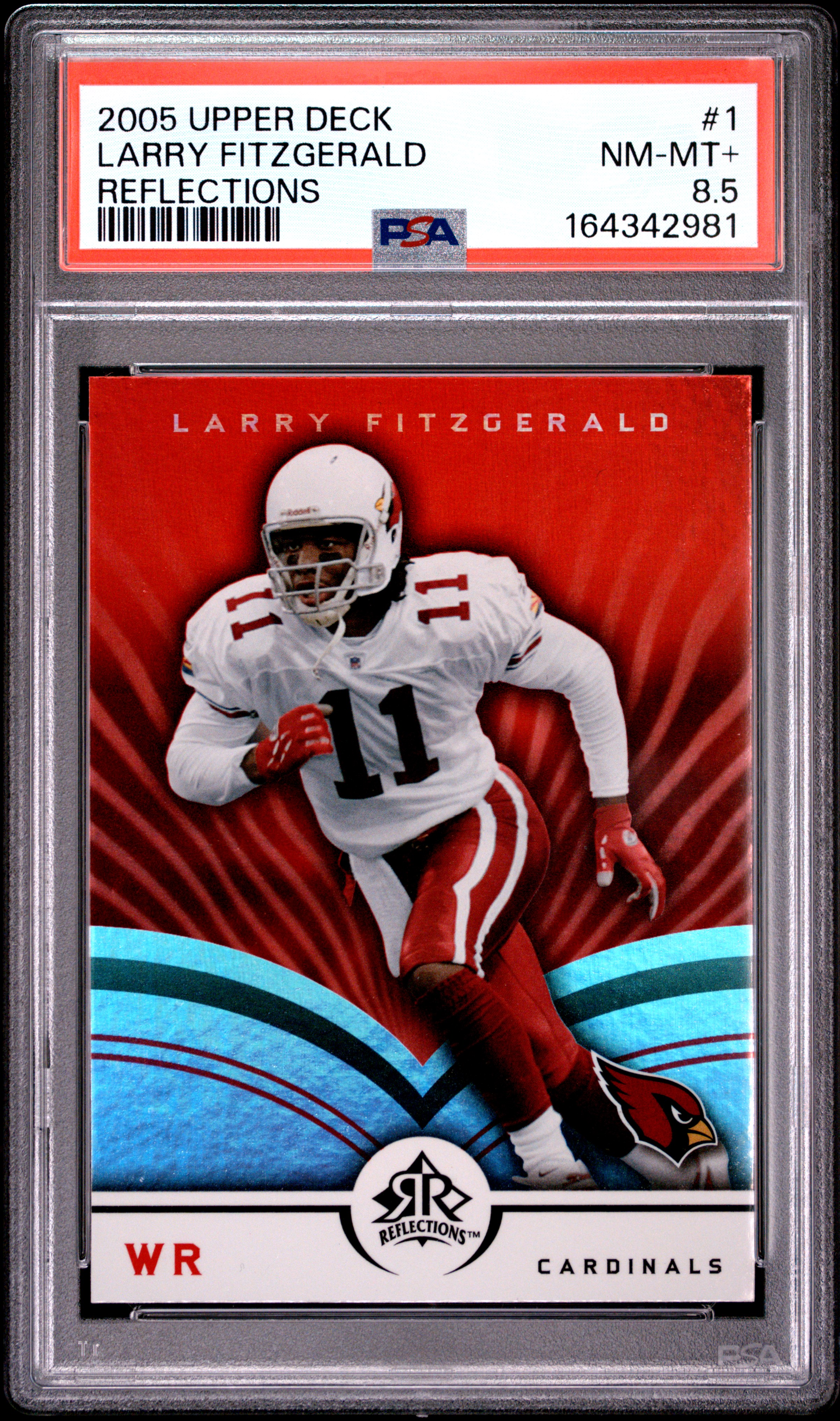 Larry Fitzgerald 2005 Upper Deck Reflections front