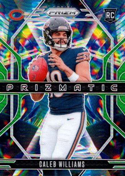 Caleb Williams 2024 Panini Prizm Prizmatic Green Prizm