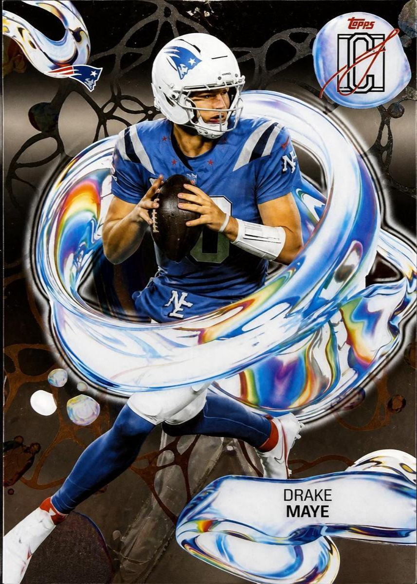 Drake Maye 2025 Topps Signature Class Fluidity