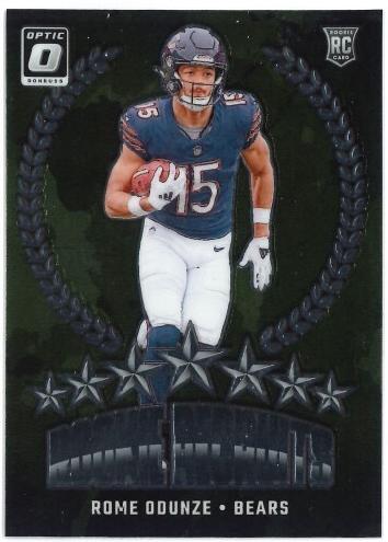 Rome Odunze 2024 Panini Donruss Optic front