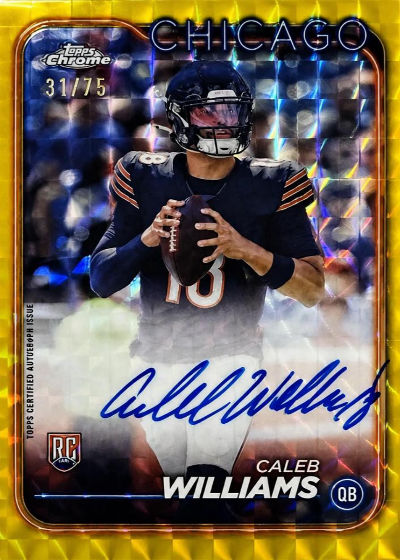Caleb Williams 2024 Topps Yellow Geometric /75